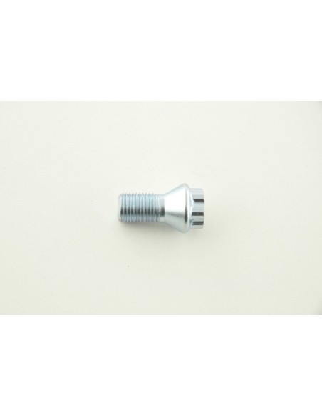 Set bulloni ruota (8 pz.) Lunghezza albero 21mm Collare conico argento M12x1,5