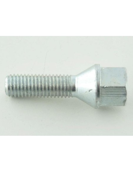 Set di bulloni per ruote (10 pezzi), collare conico, lunghezza albero 60 mm M12x1,25 argento