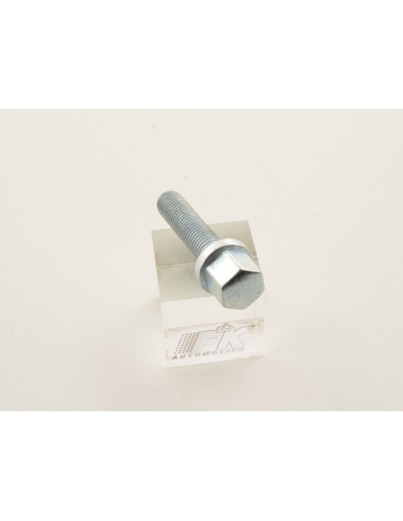 Set bulloni ruota (8 pz.) Lunghezza albero 45mm collare sferico argento M12x1,5