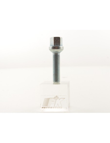 Set bulloni ruota (8 pz.) Lunghezza albero 45mm collare sferico argento M12x1,5