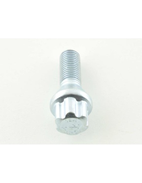 Set di bulloni per ruote (8 pezzi), lunghezza albero 43 mm, collare conico, argento M12x1,5