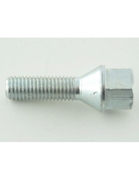 Set bulloni ruota (8 pz.) Collare conico lunghezza albero 60mm M12x1,5 argento
