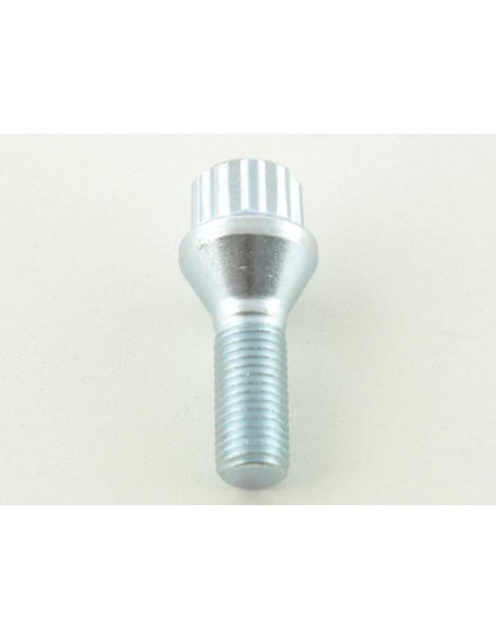 Set di bulloni per ruote (8 pezzi) Collare conico lunghezza albero 42 mm M12x1,25 argento