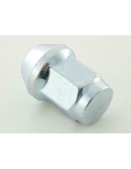 Set bulloni ruota (10 pz.) Lunghezza albero 55mm, collare conico argento M12x1,5