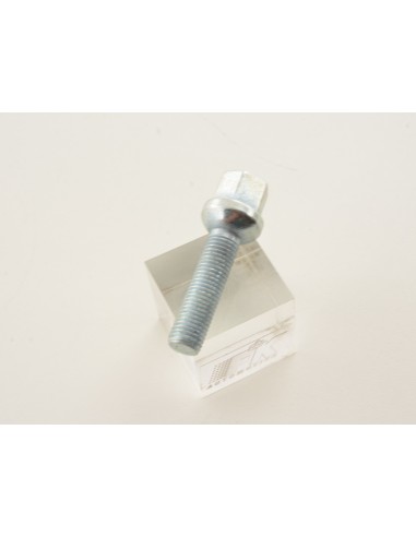 Set bulloni ruota (10 pz.) Lunghezza albero 45mm collare sferico argento M12x1,5