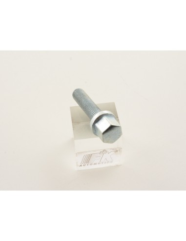 Set bulloni ruota (10 pz.) Lunghezza albero 45mm collare sferico argento M12x1,5