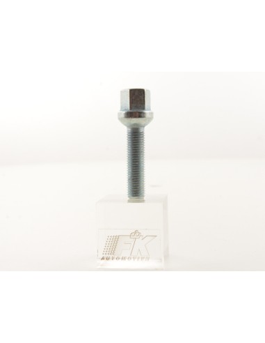 Set bulloni ruota (10 pz.) Lunghezza albero 45mm collare sferico argento M12x1,5