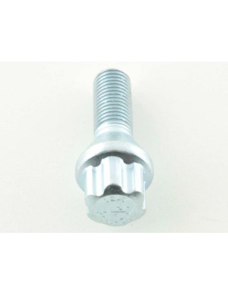 Set di bulloni per ruote (10 pezzi), collare conico, lunghezza albero 42 mm M12x1,25 argento
