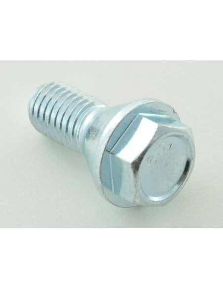 Set di bulloni per ruote (10 pezzi) lunghezza albero 26mm, collare conico, testa corta, argento M14x1,5