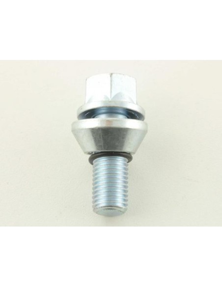 Set bulloni ruota (8 pz.) Lunghezza albero 21mm Collare conico argento M14x1,5