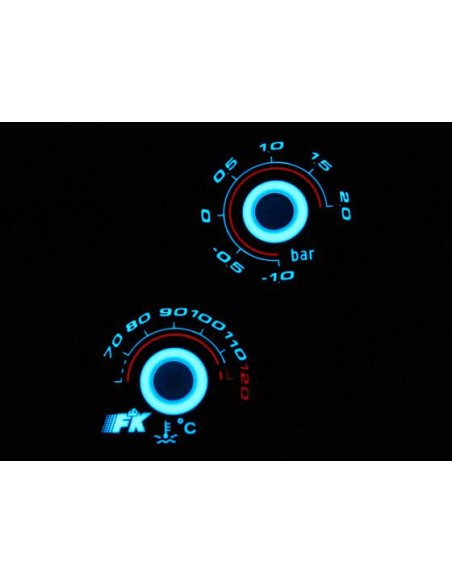 Set di ottiche al plasma con quadrante del tachimetro MCC Smart fortwo 1998-2007 tachimetro con quadrante al plasma