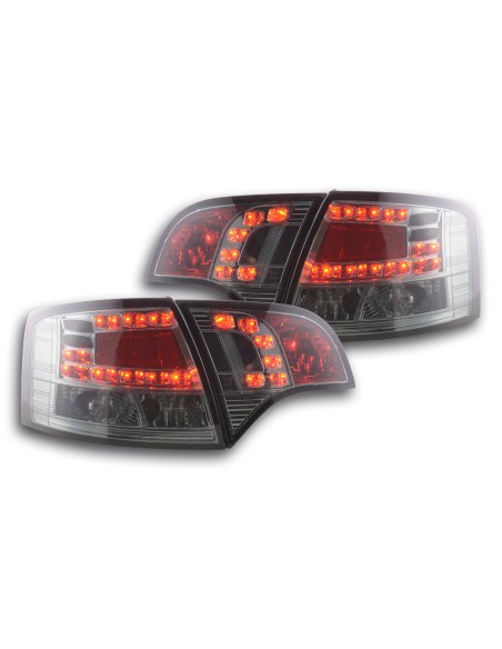 Fanali posteriori a LED set Audi A4 Avant tipo 8E 04-08 nero