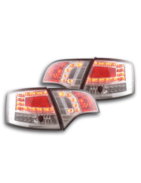 Set di luci posteriori a LED Audi A4 Avant tipo 8E 04-08 cromato