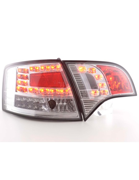 Set di luci posteriori a LED Audi A4 Avant tipo 8E 04-08 cromato