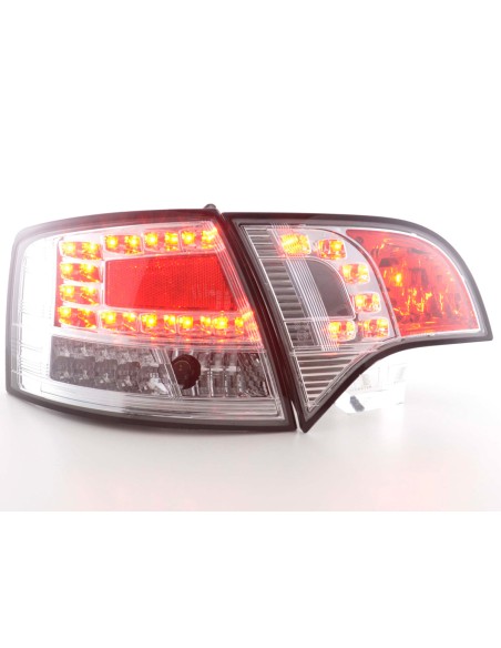 Set di luci posteriori a LED Audi A4 Avant tipo 8E 04-08 cromato