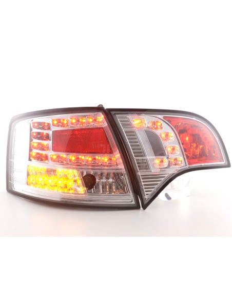 Set di luci posteriori a LED Audi A4 Avant tipo 8E 04-08 cromato