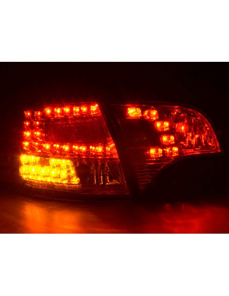 Set di luci posteriori a LED Audi A4 Avant tipo 8E 04-08 cromato