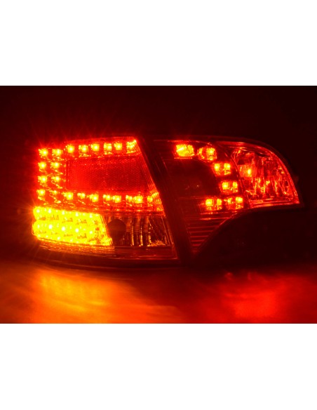 Set di luci posteriori a LED Audi A4 Avant tipo 8E 04-08 cromato