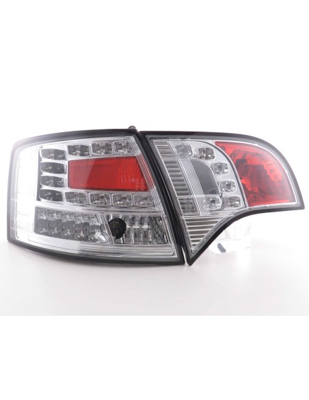 Set di luci posteriori a LED Audi A4 Avant tipo 8E 04-08 cromato