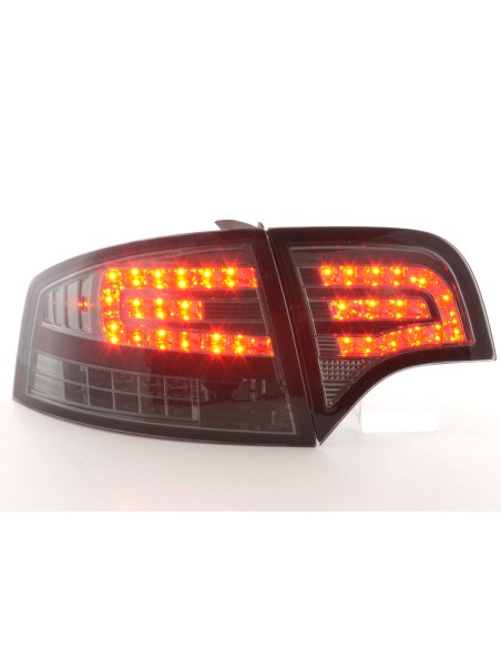 Fanali posteriori a LED set Audi A4 berlina tipo 8E 04-07 nero