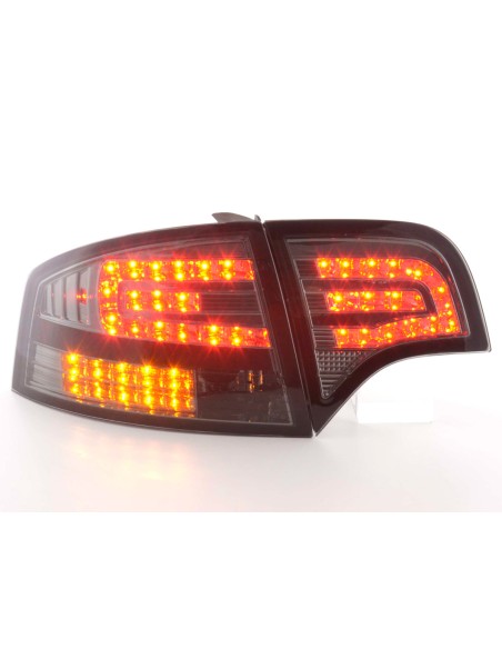 Fanali posteriori a LED set Audi A4 berlina tipo 8E 04-07 nero