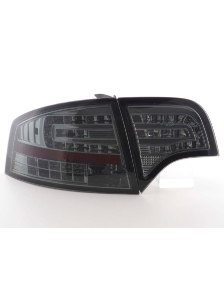 Fanali posteriori a LED set Audi A4 berlina tipo 8E 04-07 nero