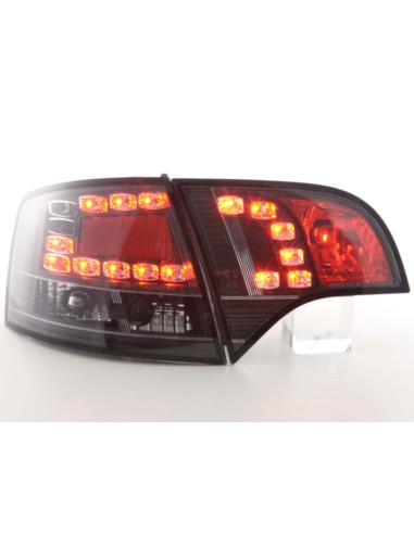 Fanali posteriori a LED set Audi A4 Avant tipo 8E 04-08 nero