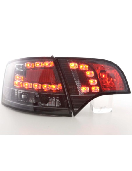 Fanali posteriori a LED set Audi A4 Avant tipo 8E 04-08 nero