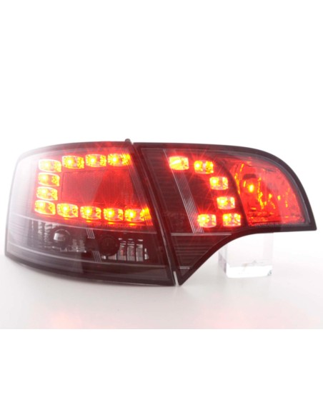 Fanali posteriori a LED set Audi A4 Avant tipo 8E 04-08 nero