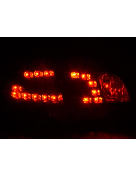 Fanali posteriori a LED set Audi A4 Avant tipo 8E 04-08 nero