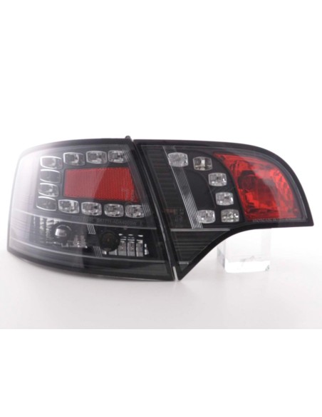 Fanali posteriori a LED set Audi A4 Avant tipo 8E 04-08 nero