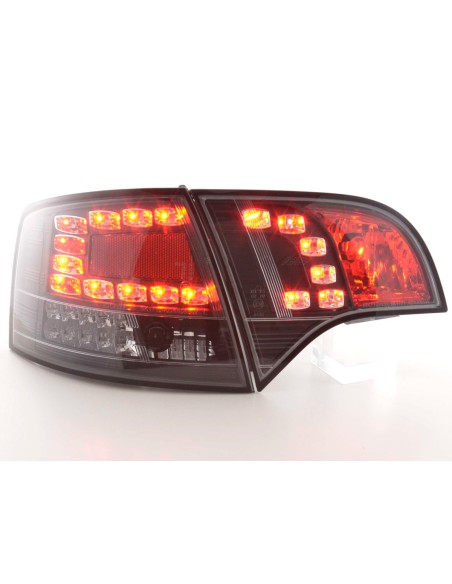 Fanali posteriori a LED set Audi A4 Avant tipo 8E 04-08 nero