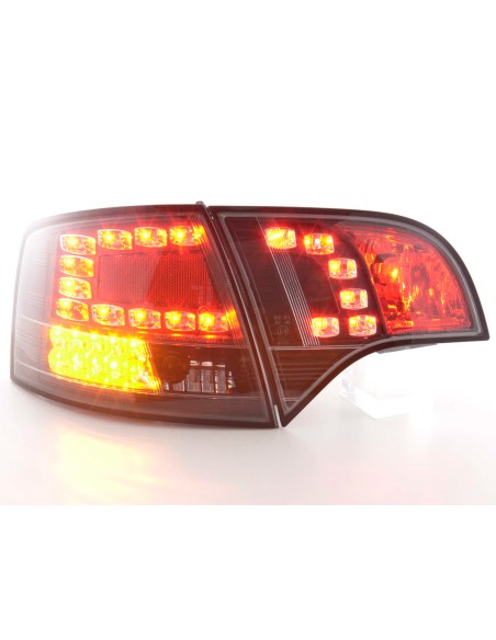 Fanali posteriori a LED set Audi A4 Avant tipo 8E 04-08 nero