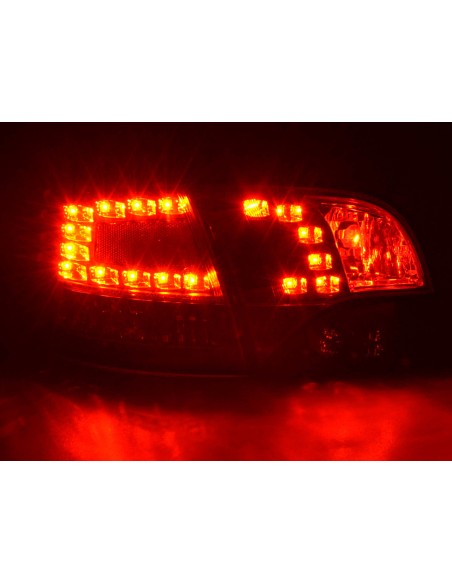 Fanali posteriori a LED set Audi A4 Avant tipo 8E 04-08 nero