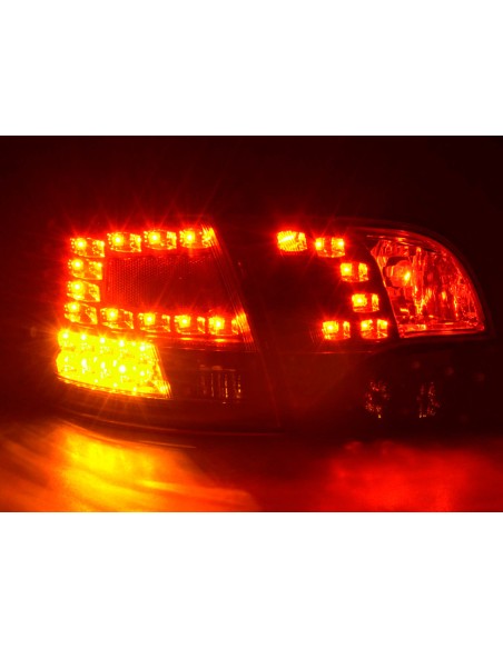 Fanali posteriori a LED set Audi A4 Avant tipo 8E 04-08 nero