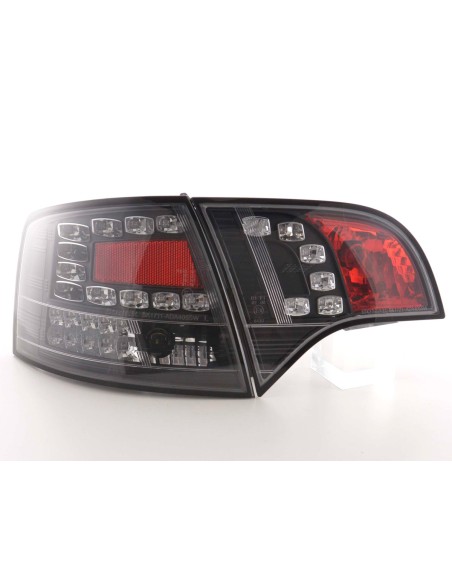 Fanali posteriori a LED set Audi A4 Avant tipo 8E 04-08 nero