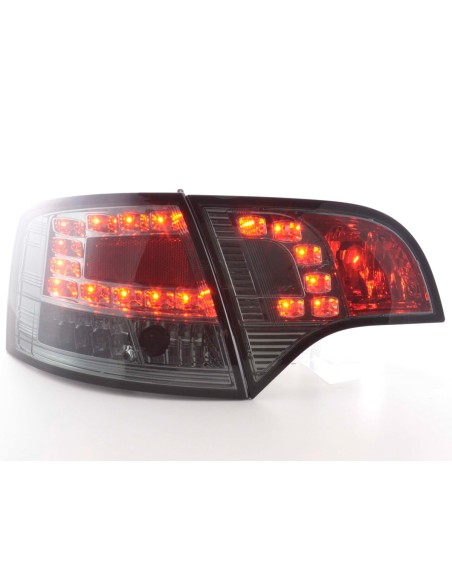Fanali posteriori a LED set Audi A4 Avant tipo 8E 04-08 nero