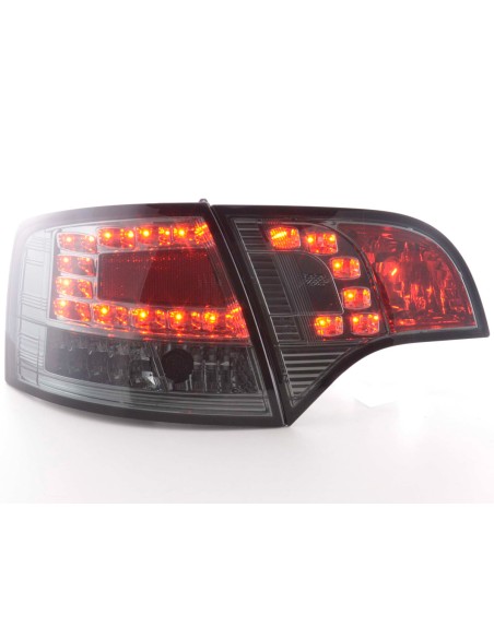 Fanali posteriori a LED set Audi A4 Avant tipo 8E 04-08 nero