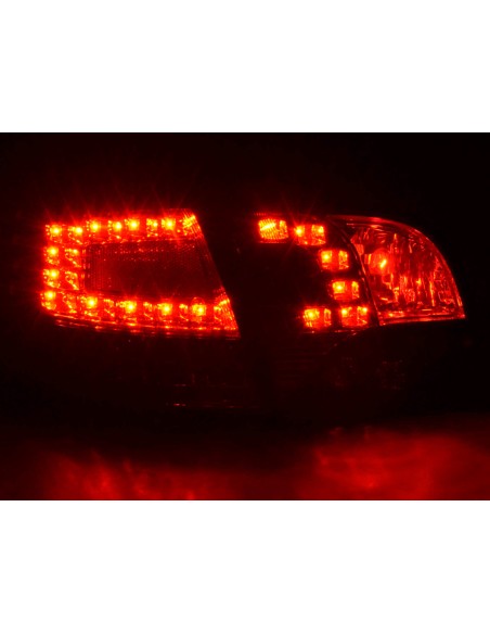 Fanali posteriori a LED set Audi A4 Avant tipo 8E 04-08 nero
