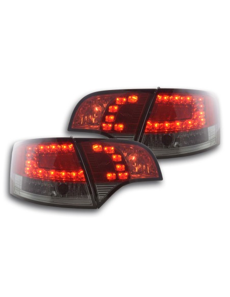 Set di luci posteriori a LED Audi A4 Avant tipo 8E 04-08 rosso / nero
