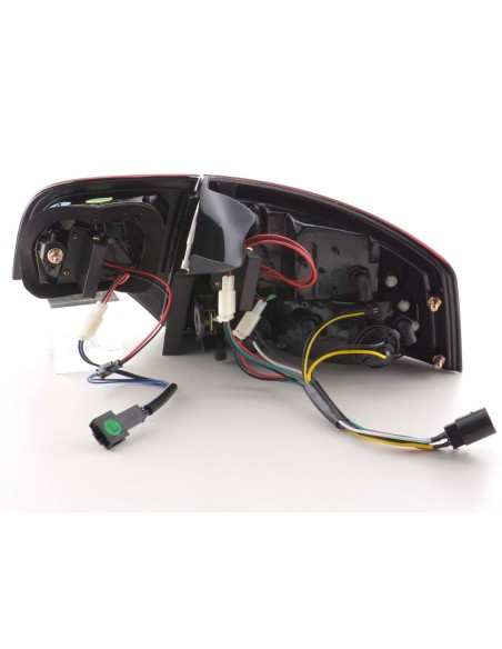 Set di luci posteriori a LED Audi A4 berlina tipo 8E 04-07 rosso / trasparente