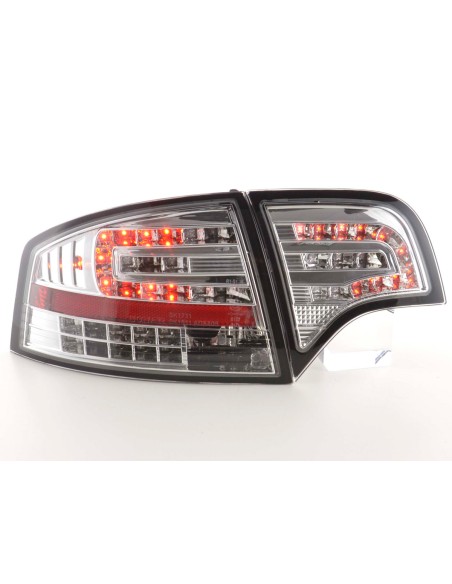 Set di luci posteriori a LED Audi A4 berlina tipo 8E 04-07 cromato