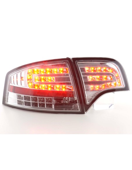 Set di luci posteriori a LED Audi A4 berlina tipo 8E 04-07 cromato