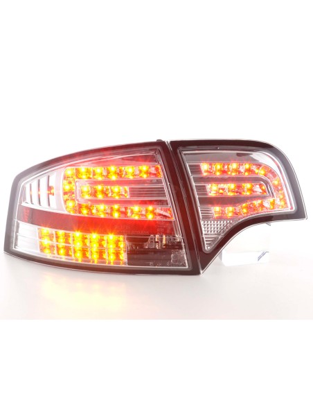 Set di luci posteriori a LED Audi A4 berlina tipo 8E 04-07 cromato