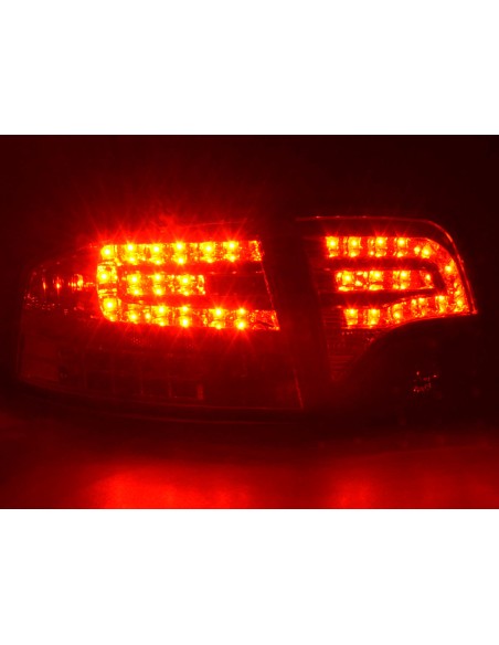 Set di luci posteriori a LED Audi A4 berlina tipo 8E 04-07 cromato