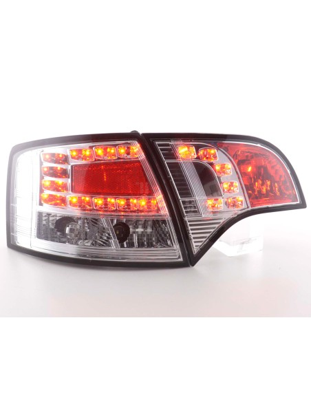 Set di luci posteriori a LED Audi A4 Avant tipo 8E 04-08 cromato