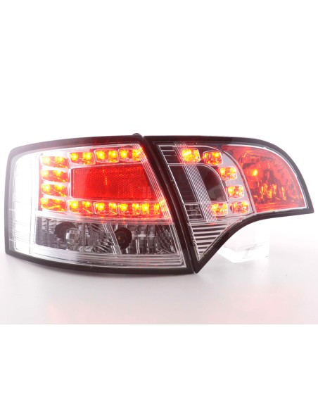 Set di luci posteriori a LED Audi A4 Avant tipo 8E 04-08 cromato