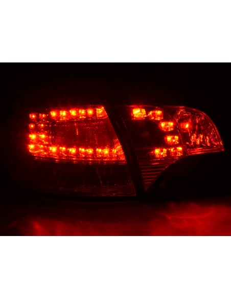 Set di luci posteriori a LED Audi A4 Avant tipo 8E 04-08 cromato