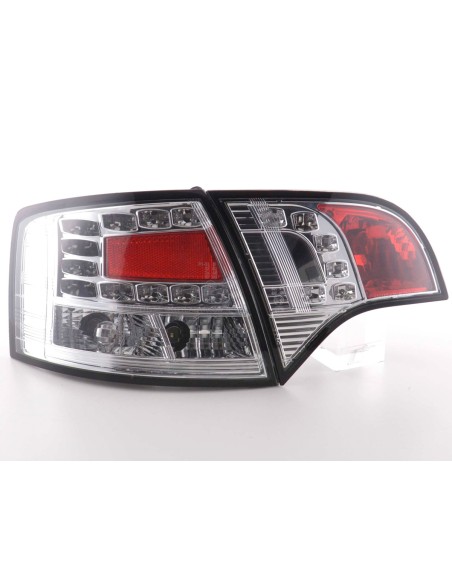 Set di luci posteriori a LED Audi A4 Avant tipo 8E 04-08 cromato