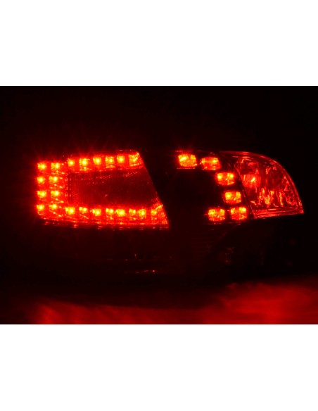 Set di luci posteriori a LED Audi A4 Avant tipo 8E 04-08 rosso / nero